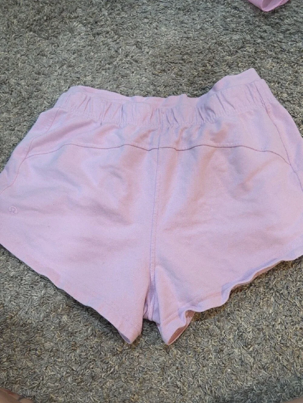 lululemon athletica Light Pink Drawstring Athletic Shorts